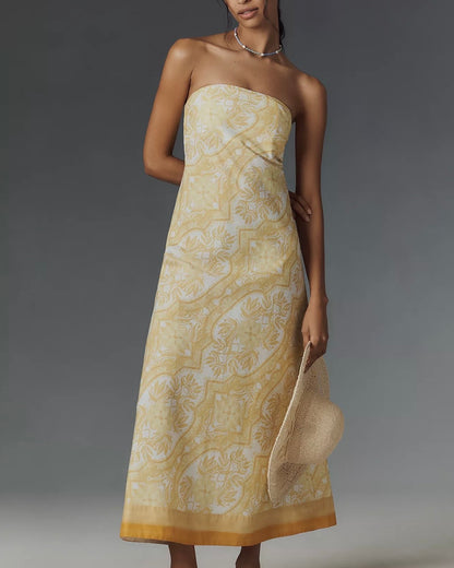 KIVARI Madeline Strapless Maxi Dress - Size 4