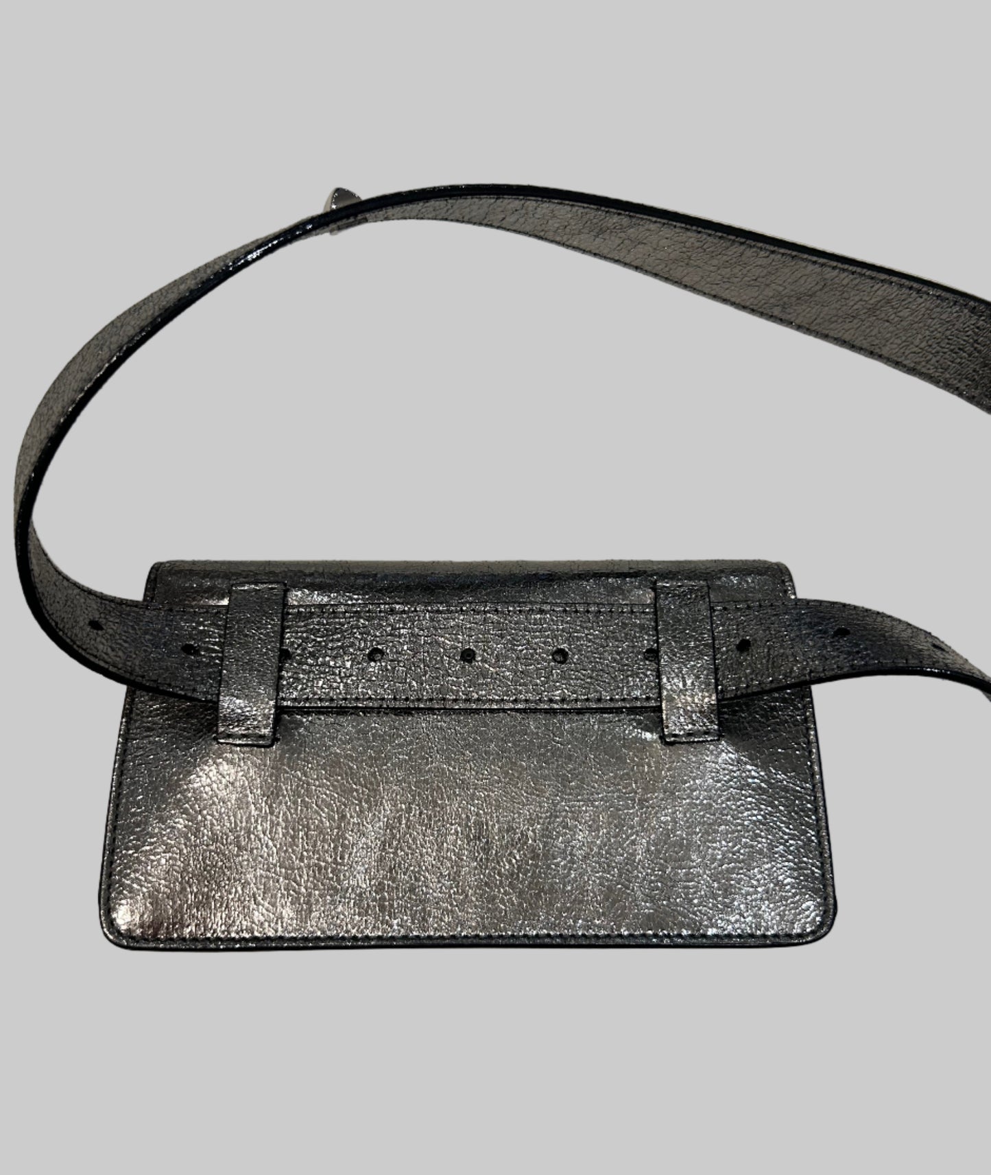 JIMMY CHOO Varenne Metallic Belt Bag