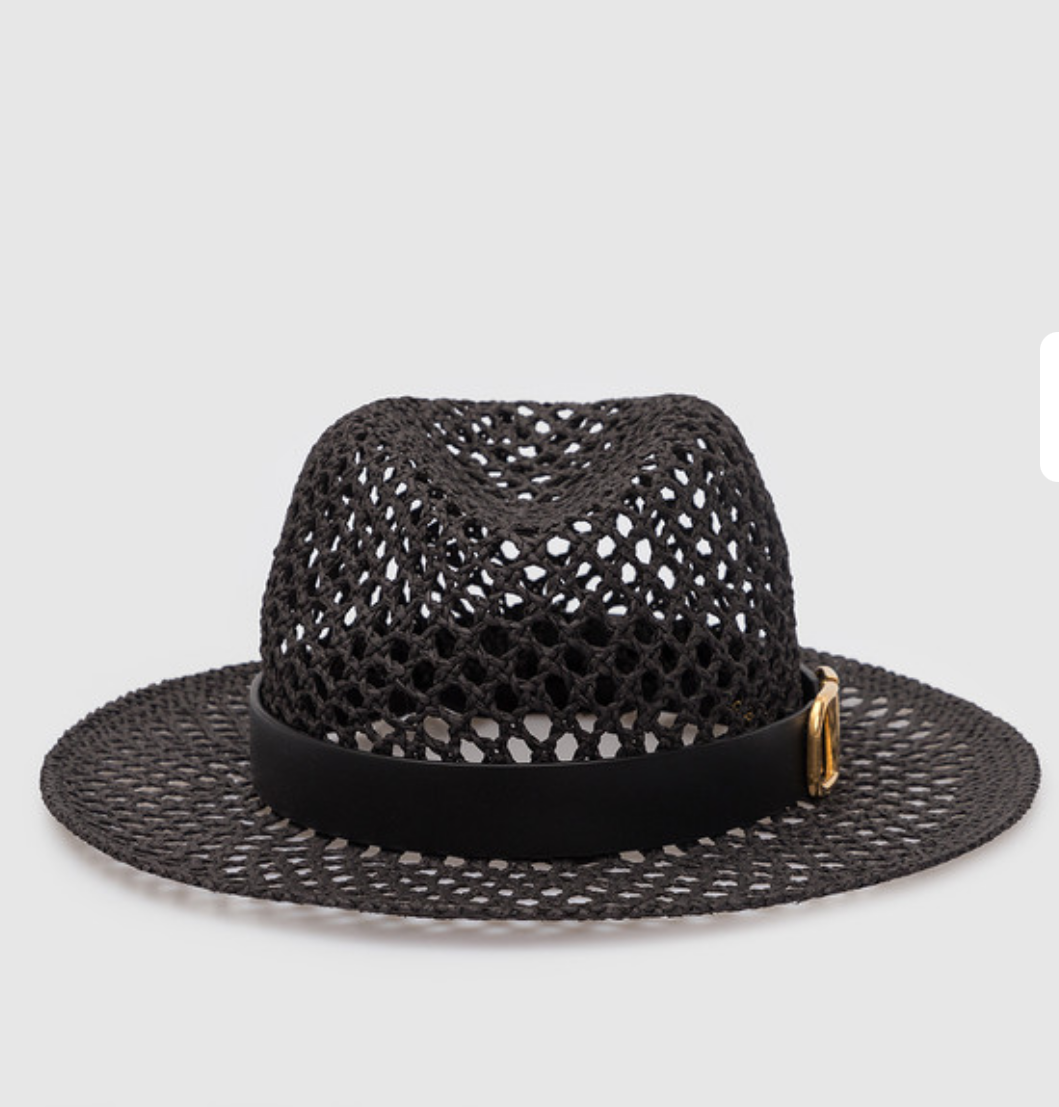 VALENTINO GARAVANI Rafia Hat - Size M