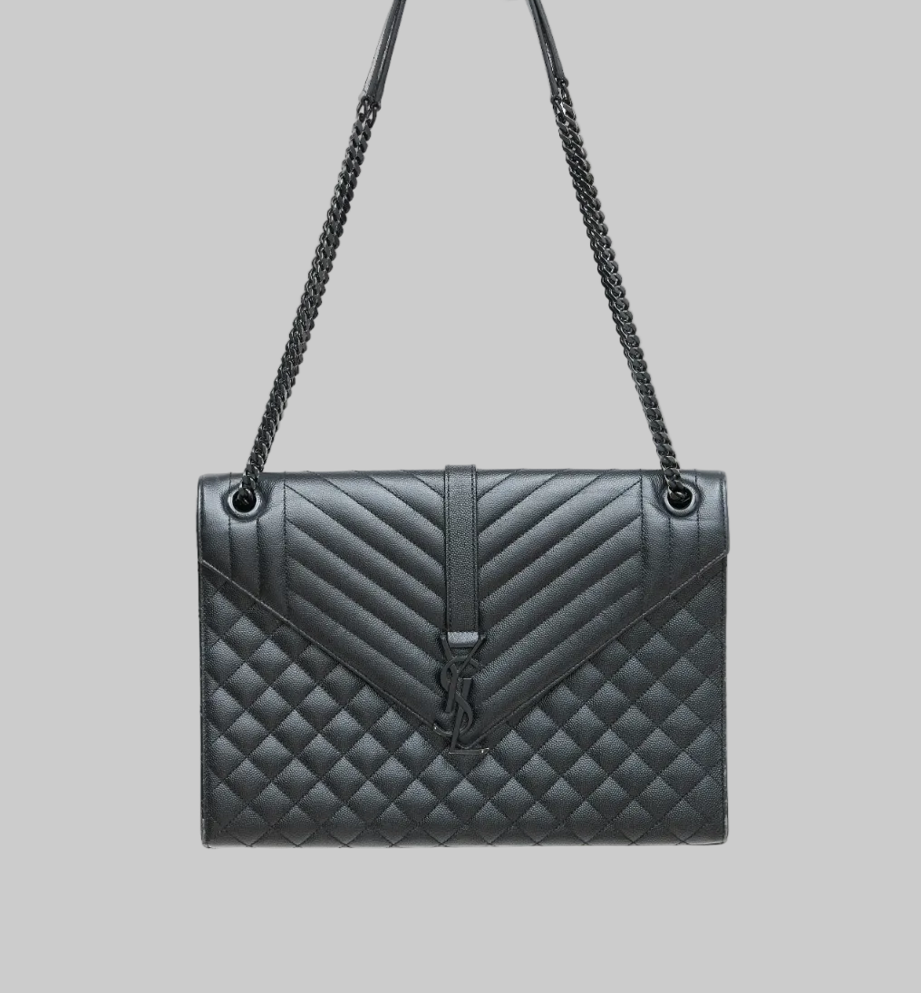 SAINT LAURENT Large Envelope Shoulder Bag