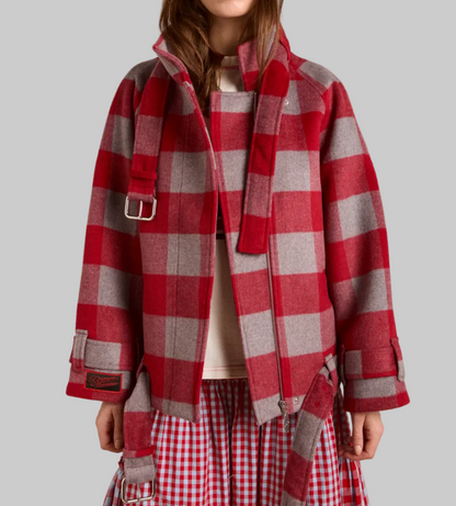 NEW* DAMSON MADDER Polly Wool Bomber - Size 12