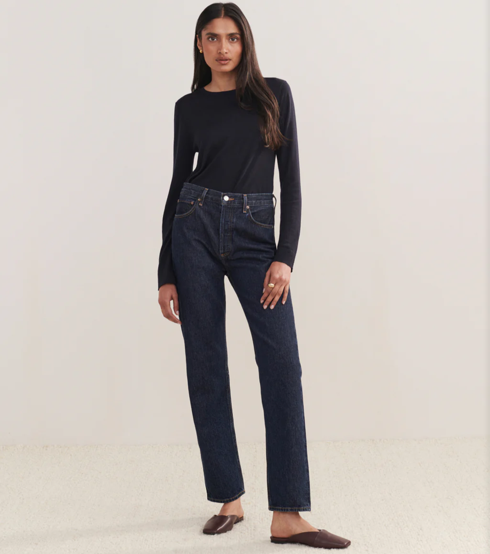 New* AGOLDE 90s pinch waist Long - size 28