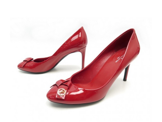 LOUIS VUITTON Red Patent Pump - Size 39