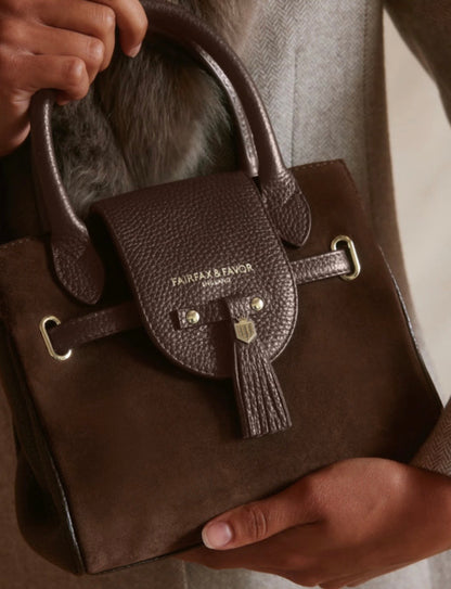 FAIRFAX FAVOR Windsor Chocolate Mini Handbag
