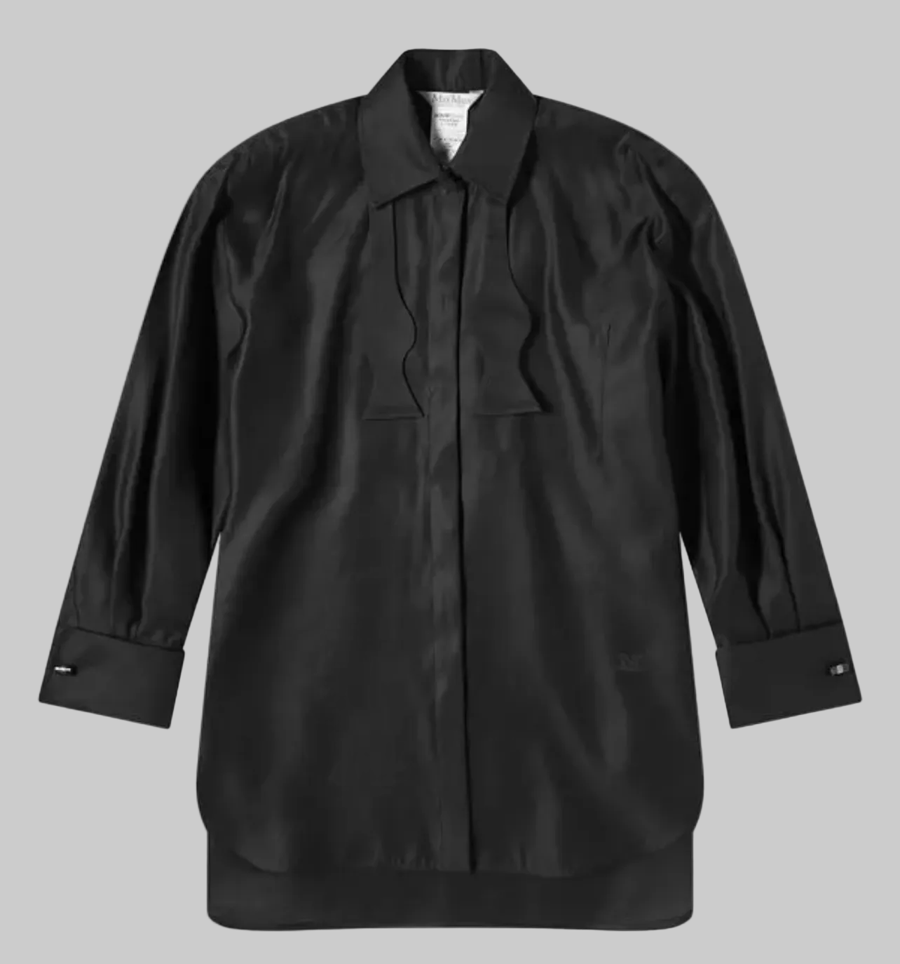 MAX MARA Marea Tuxedo Style Shirt - Size L