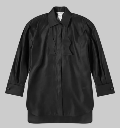 MAX MARA Marea Tuxedo Style Shirt - Size L