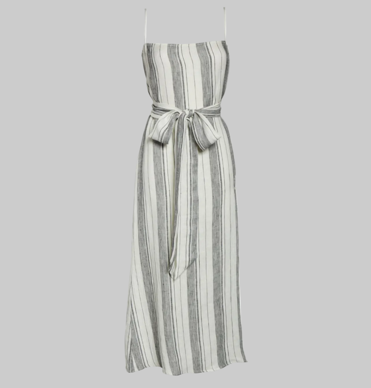 REFORMATION Pinstriped Linen Dress - Size xs