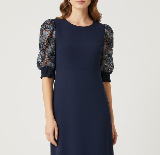 SEE BY CHLOÉ Lace Sleeve Dress - Size s