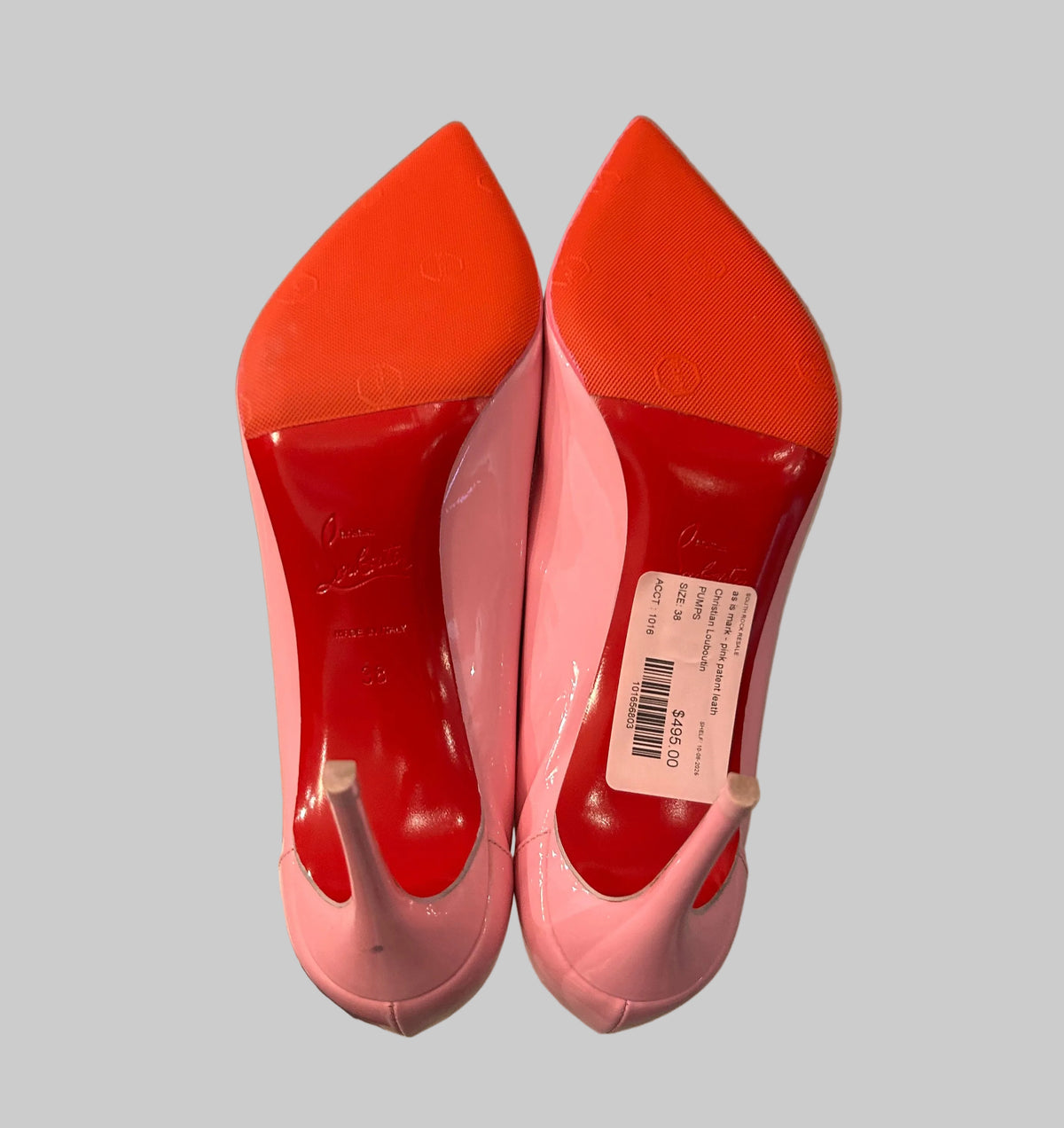 CHRISTIAN LOUBOUTIN Sporty Kate Patent Leather Pumps 85 - Size 38