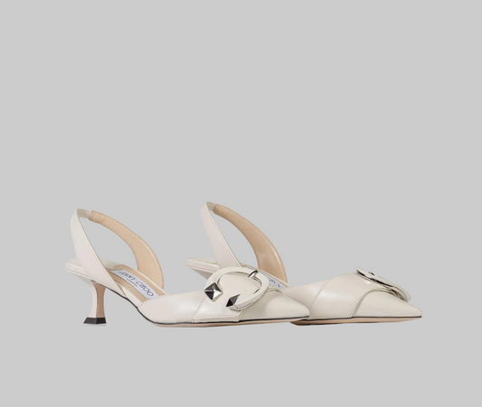 JIMMY CHOO Moni 50 Kitten Heels - Size 40