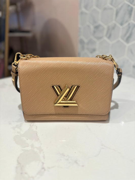 Louis Vuitton Twist MM Epi Leather Handbag