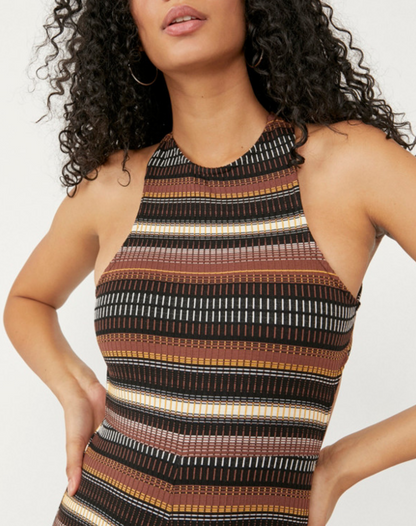 FREE PEOPLE Textured Patterned Jumpsuit - Size xs