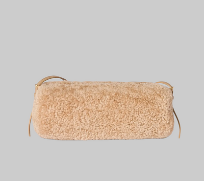 MIU MIU Shearling Pouch Shoulder Bag
