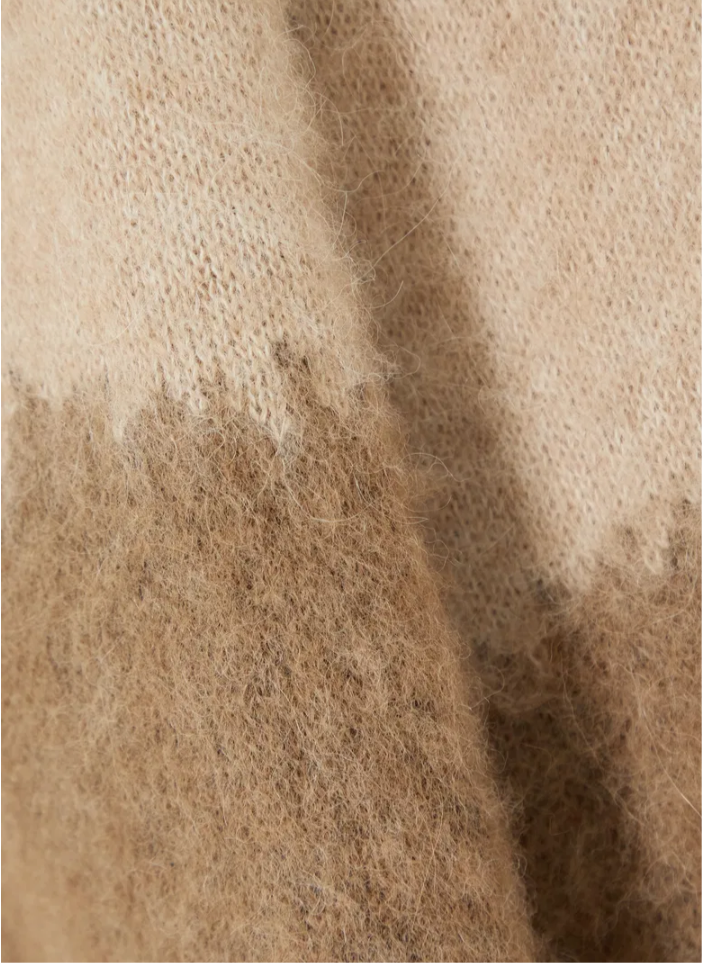 HOLZWEILER Liza Striped Alpaca-Blend Sweater - Size S