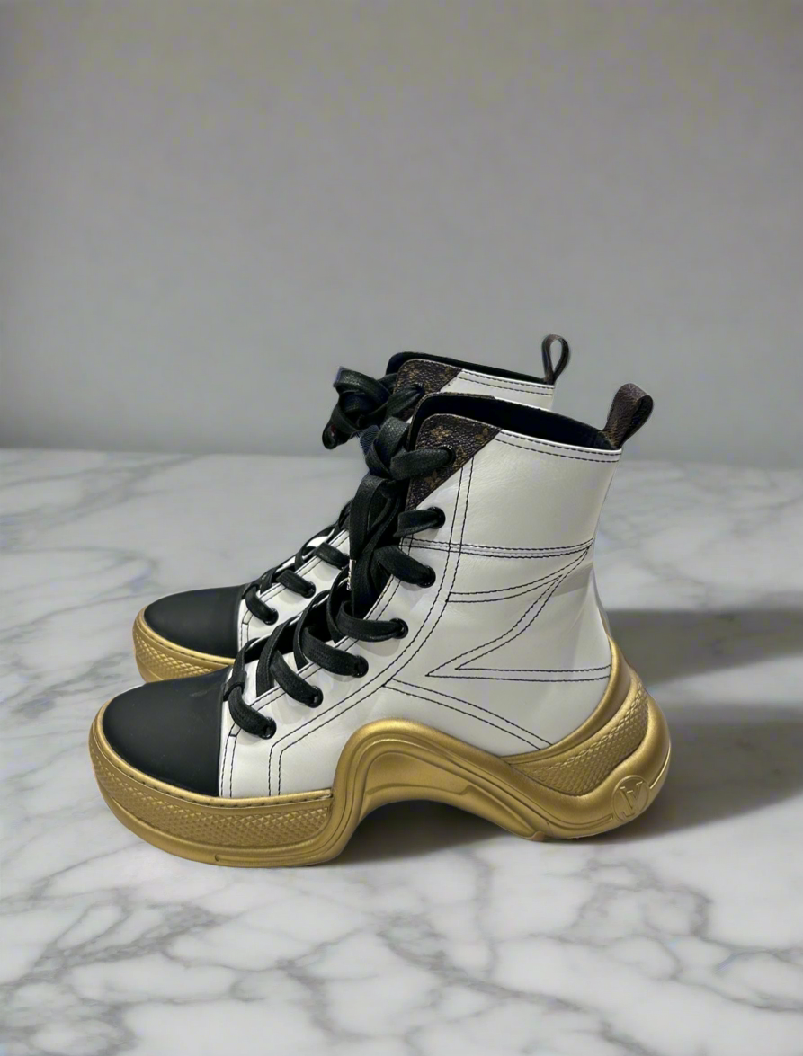 LOUIS VUITTON Archlight Sneaker Boot - Size 37