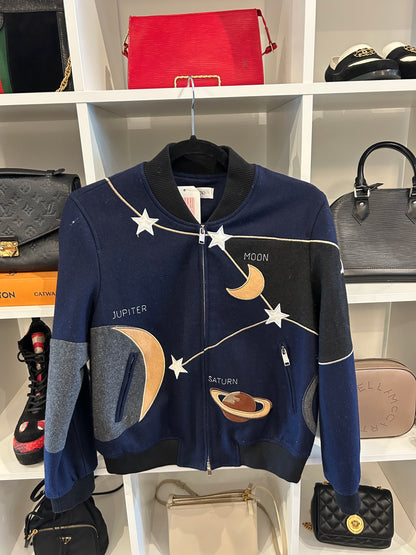 VALENTINO Constellation Bomber Jacket - Size 38
