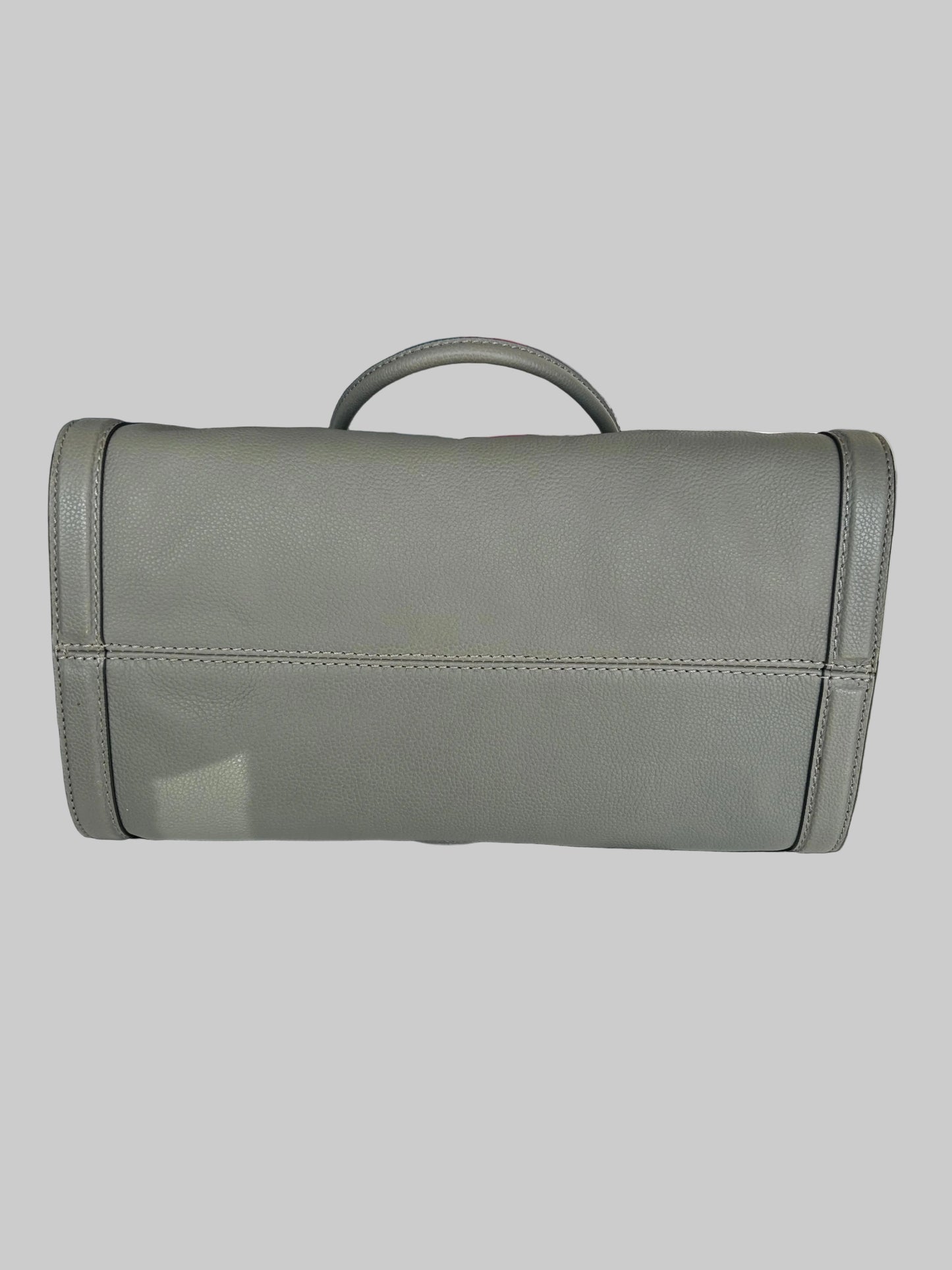 ALEXANDER MCQUEEN Grey Skull Padlock Bag