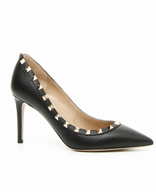 Rockstud Pointed Toe Pumps - Size 37
