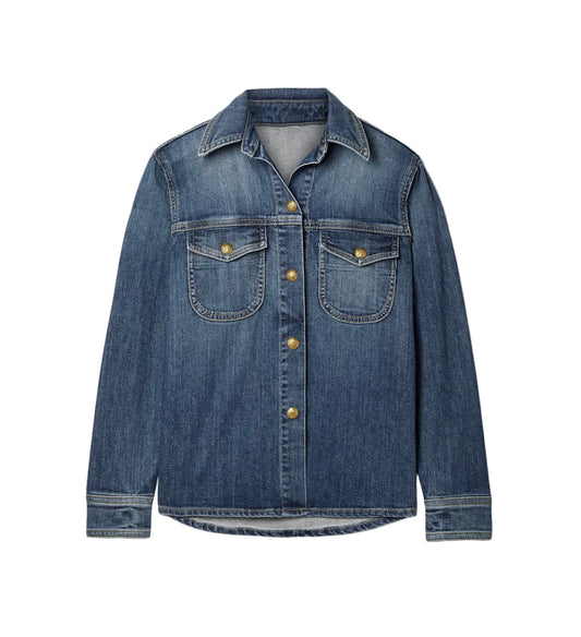 NILI LOTAN Olympe Denim Jacket - Size S