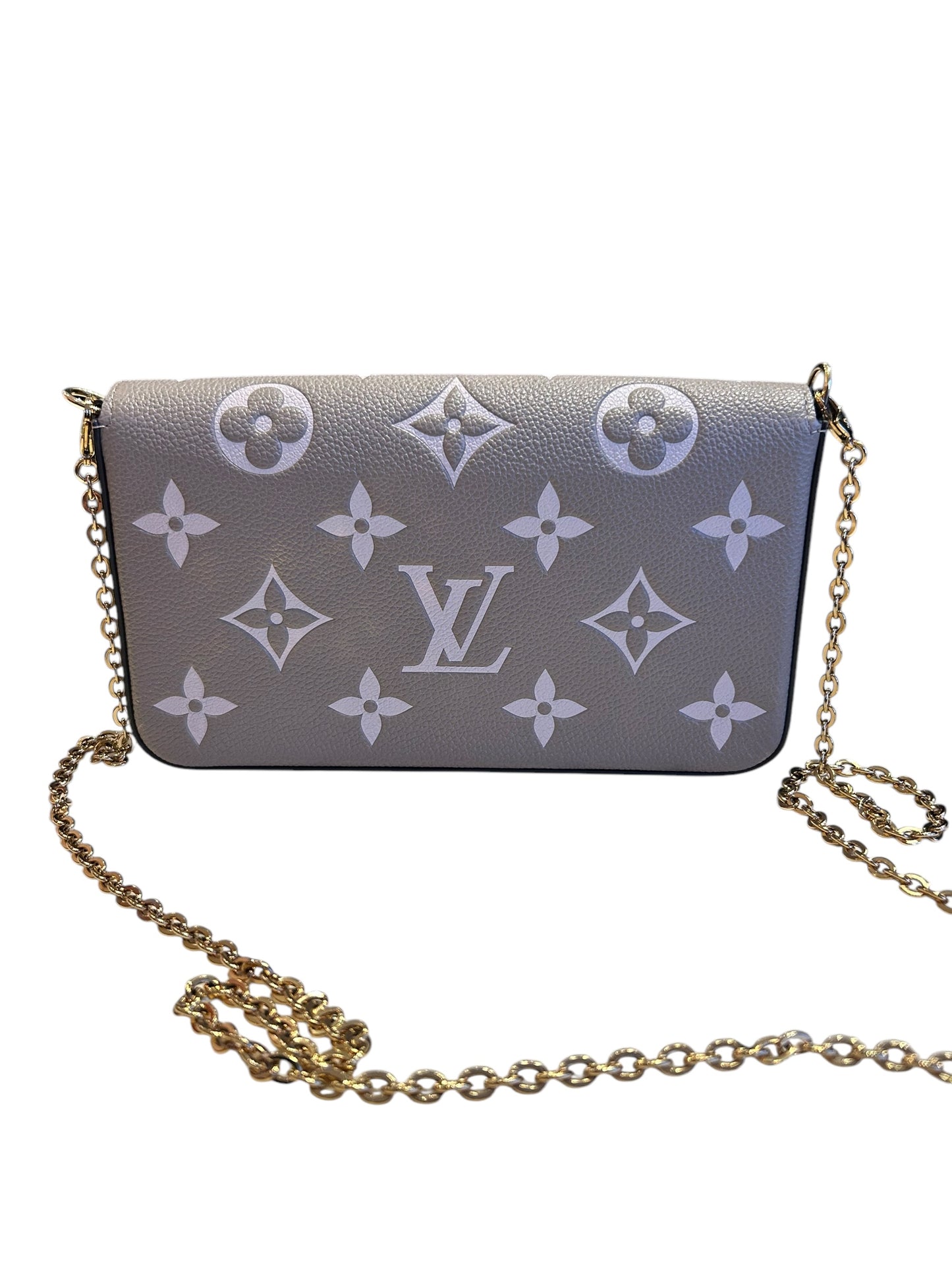 LOUIS VUITTON Félicie Pochette Dove Cream