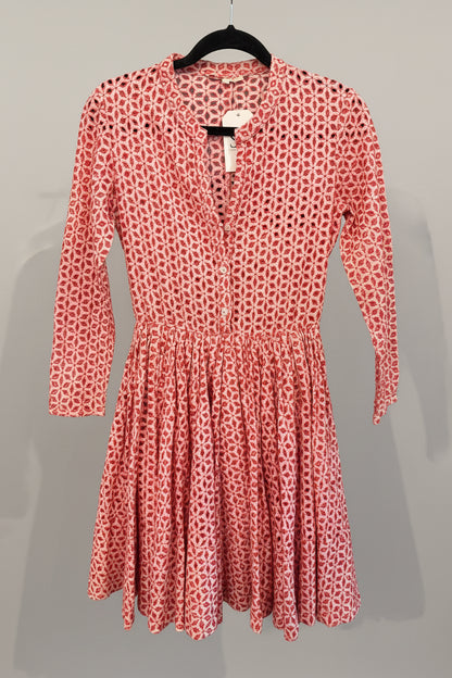 MAJE eyelet mini dress - size xs
