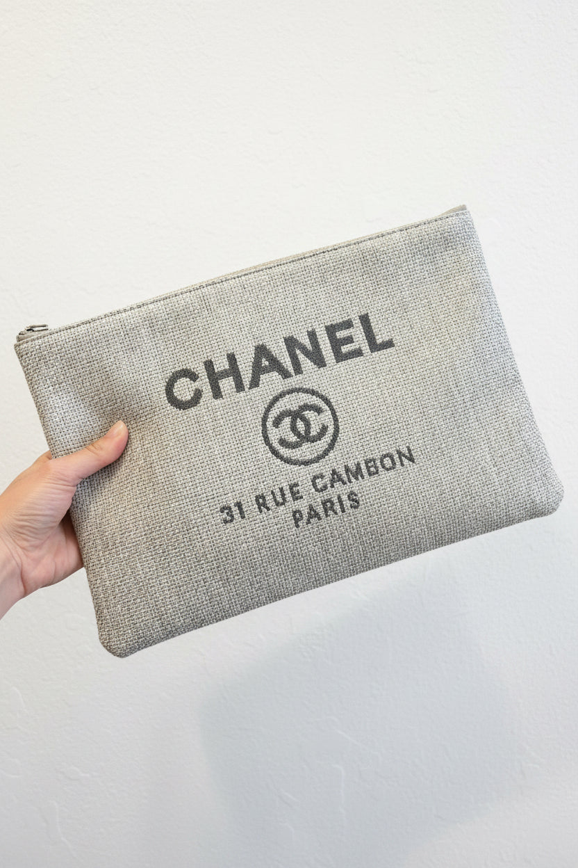 CHANEL Deauville Clutch