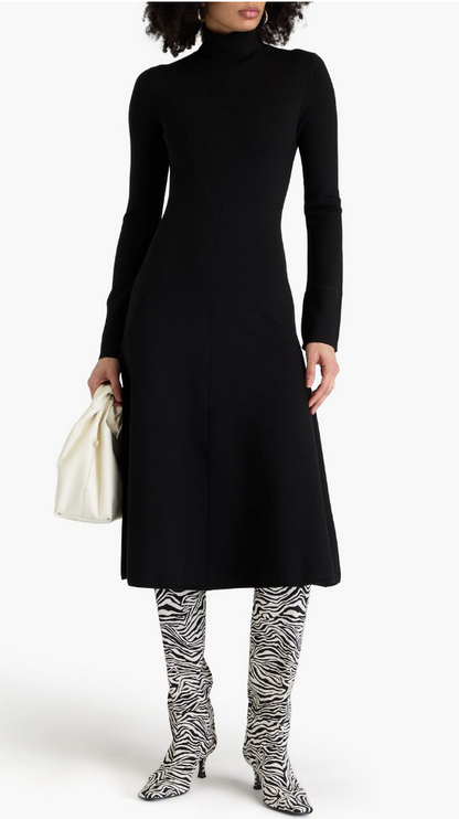 New* JOSEPH
Silk-Wool Blend Midi Dress - Size M