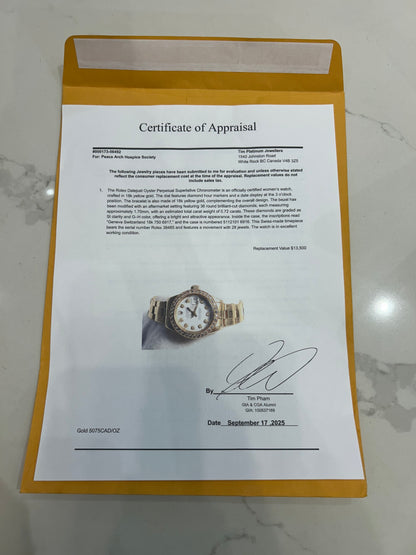 ROLEX Datejust Oyster Perpetual Superlative Chronometer