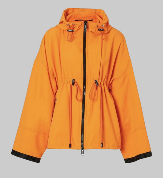 NEW* BURBERRY Orange Windbreaker Jacket - Size 4