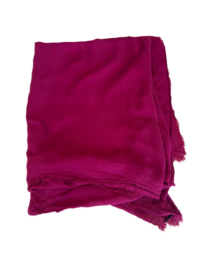 Faliero Sarti wine red cashmere blend scarf