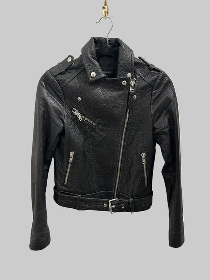 MACKAGE Black Moto Jacket - Size xxs