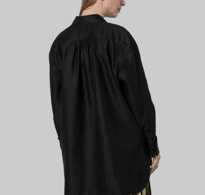 MAX MARA Marea Tuxedo Style Shirt - Size L