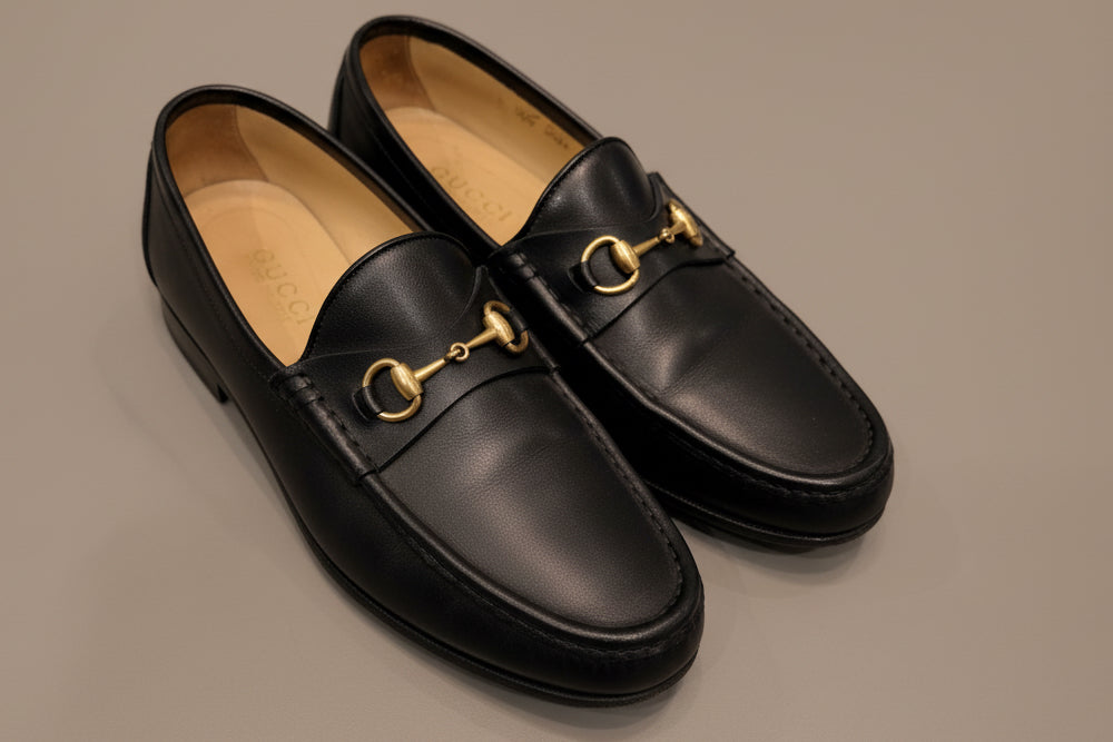 GUCCI Horsebit Loafers - Size 37.5
