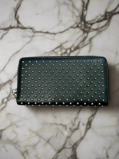 NEW - ALEXANDER MCQUEEN Studded Continental Wallet