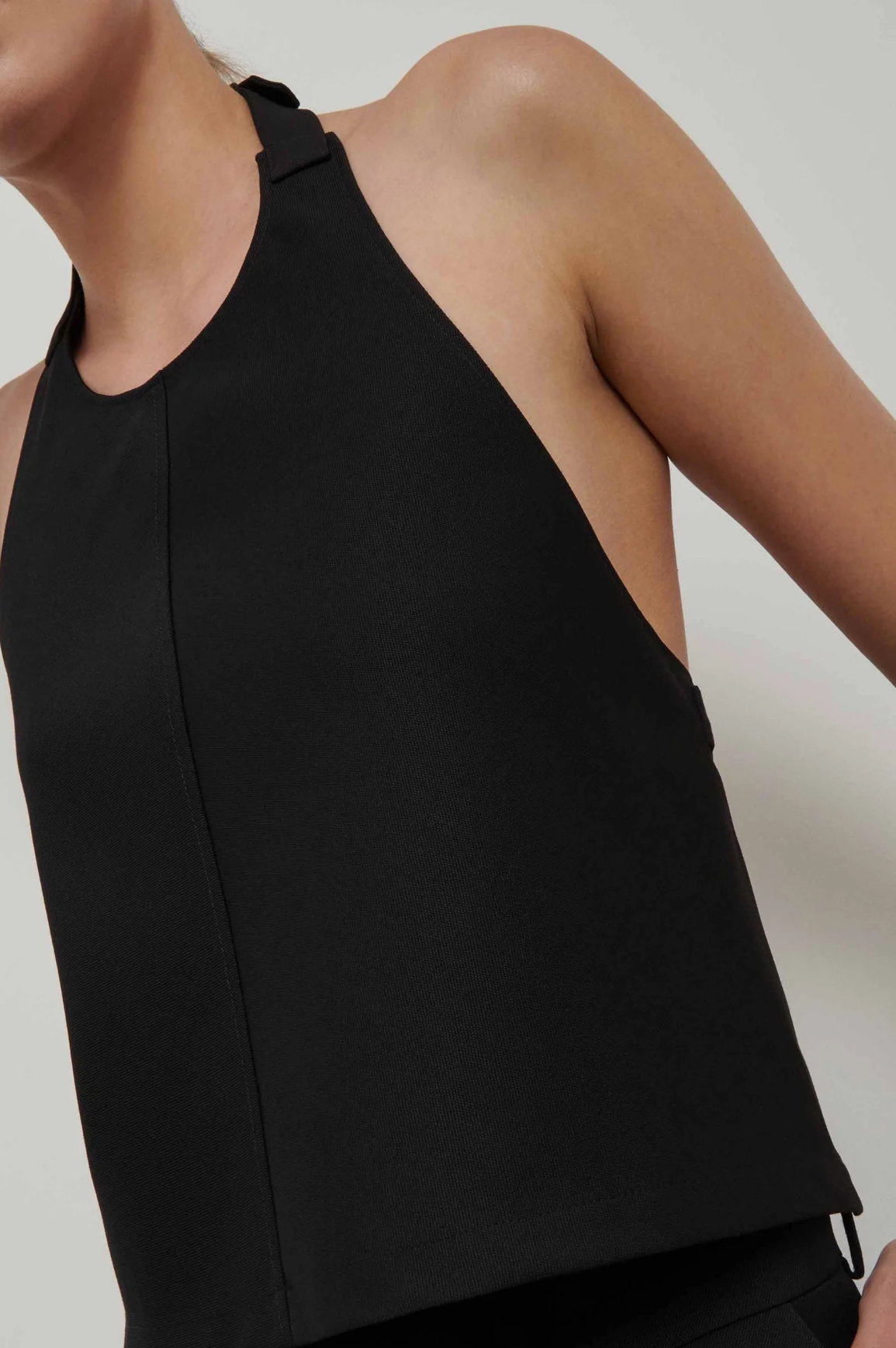 WARDROBE NYC Backless Halter Top - Size XS