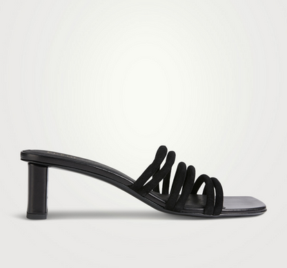 FRAME Le Tonga Leather Mules - Size 38