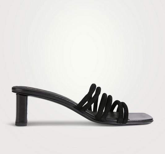 FRAME Le Tonga Leather Mules - Size 38