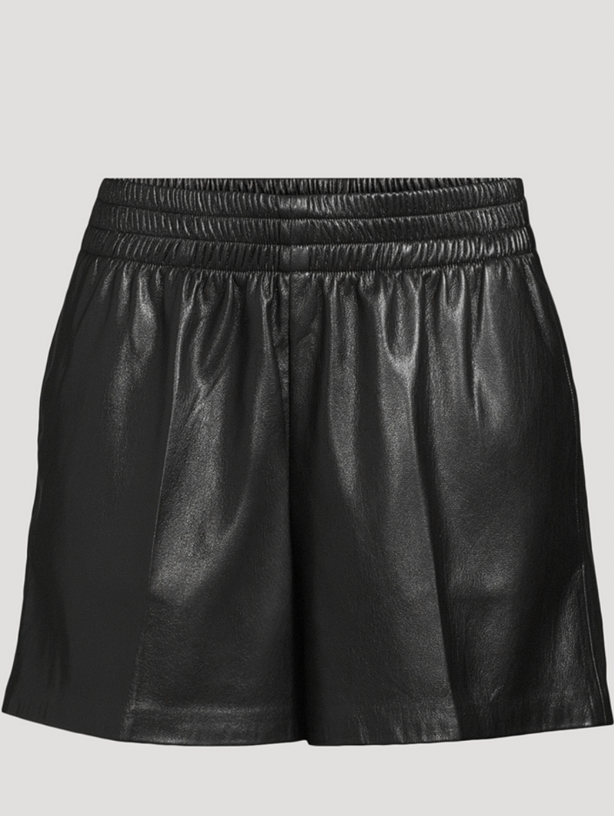 New* Anine Bing Kam Faux Leather shorts - Size s