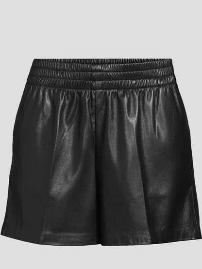 New* Anine Bing Kam Faux Leather shorts - Size s