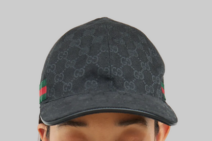 GUCCI Black Baseball Cap - Size XL