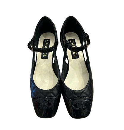 CHANEL Quilted Slingback’s - Size 38