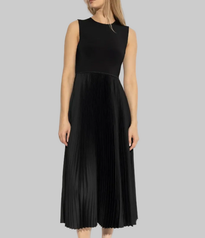 THEORY Pleated Midi Dress - Size L