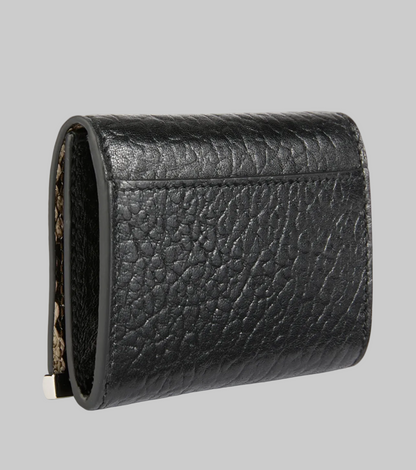 ALEXANDER MCQUEEN Cross-Bar Leather Card Case