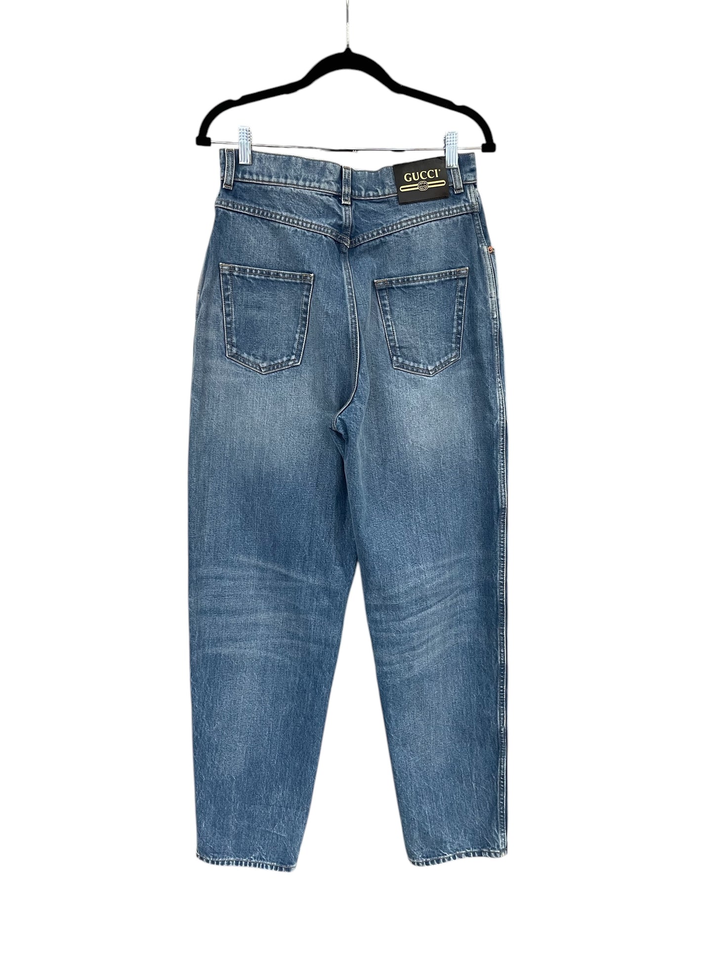 Gucci High Waist Barrel Leg Denim - Size 28