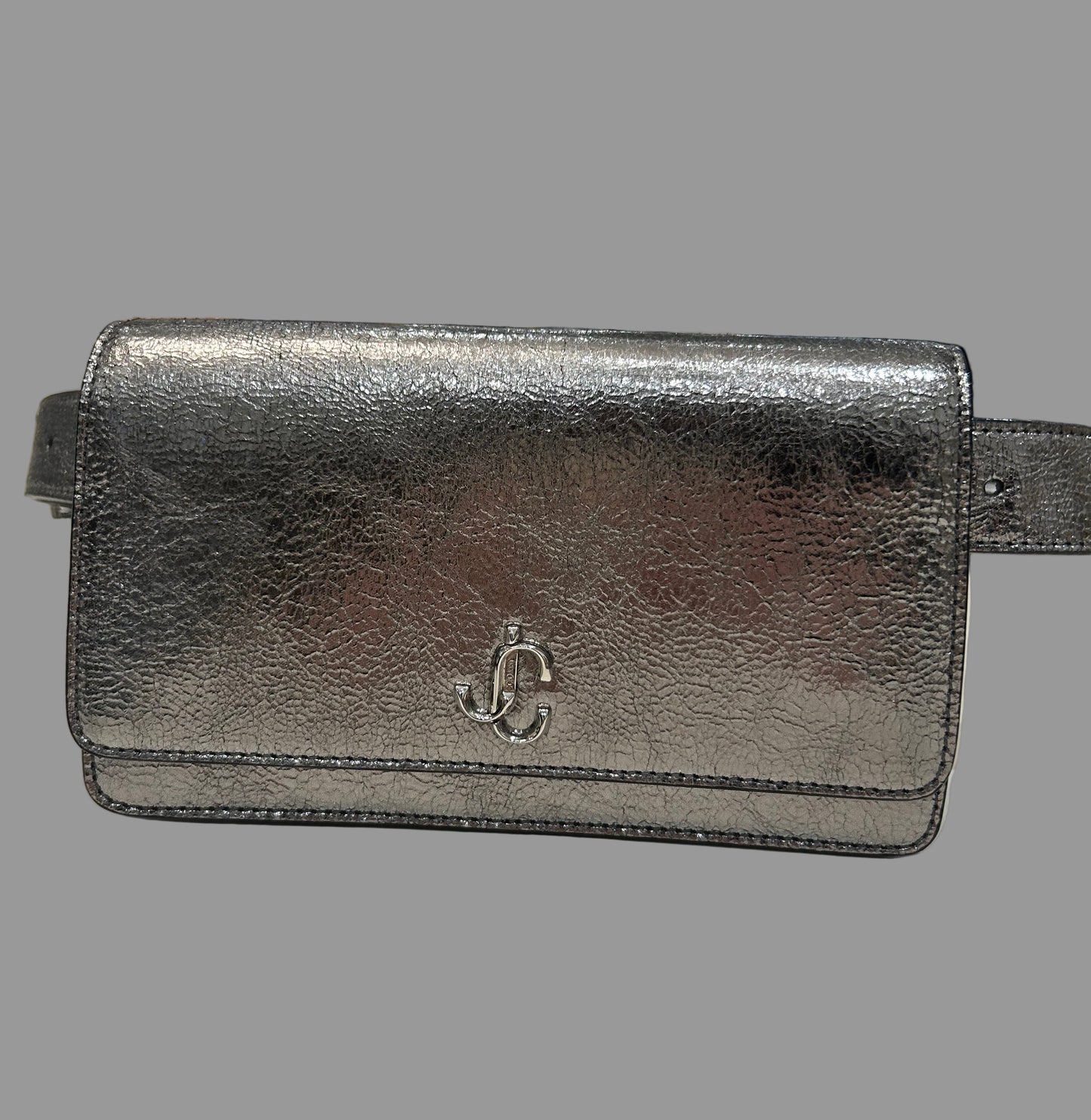 JIMMY CHOO Varenne Metallic Belt Bag