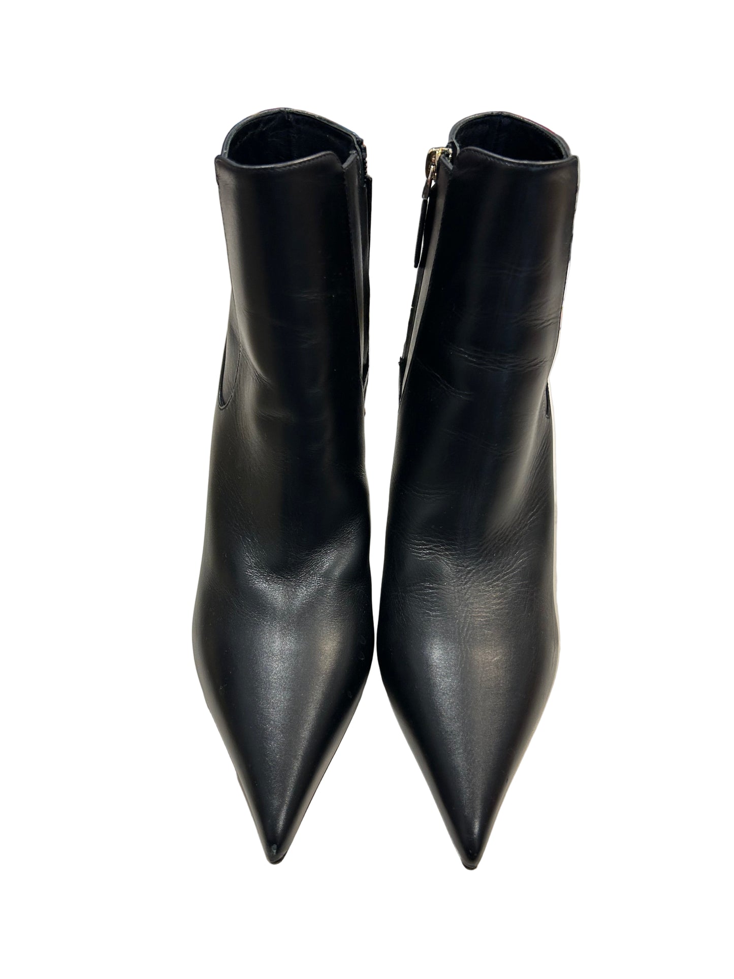 VALENTINO Pointed Toe Heeled Boots - Size 38