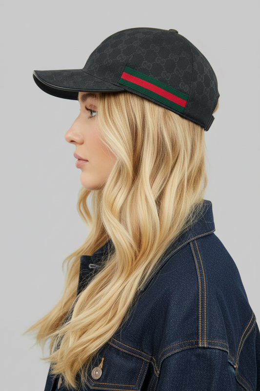 GUCCI Black Baseball Cap - Size XL