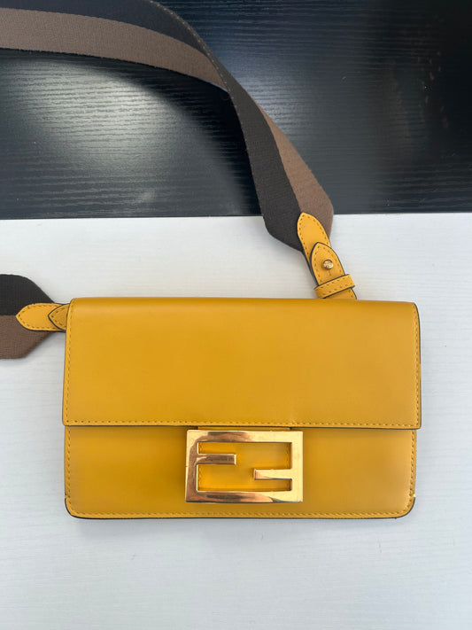 FENDI Leather Mini Baguette