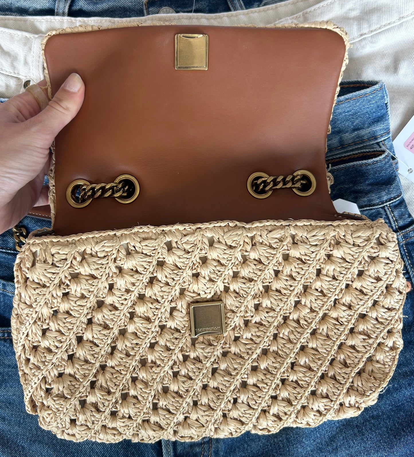 TORY BURCH Kira Woven Crossbody