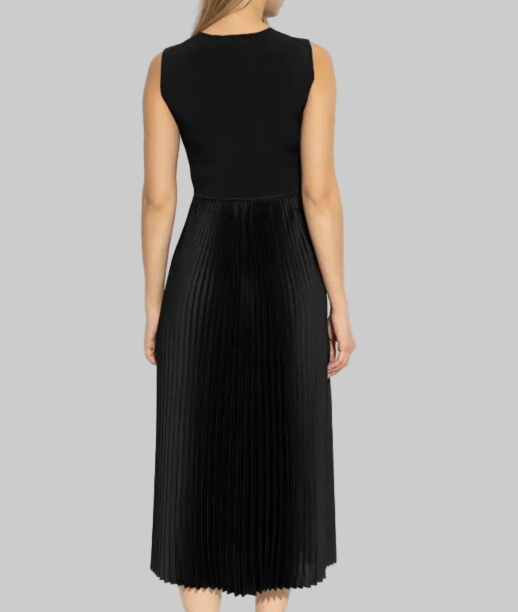 THEORY Pleated Midi Dress - Size L